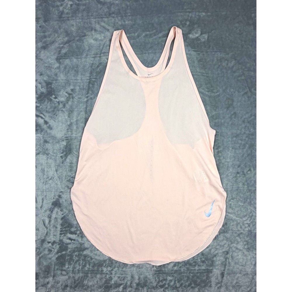 Nike Dri-FIT Women's Pink Racerback Tank Scoop Neck Lightweight Breathable S
